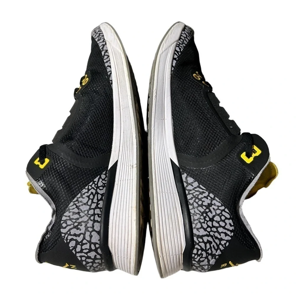 Nike Jordan 88 Racer Varsity Black Gray Maize Mens Run Gym AV1200-007 Size 8.5 - Picture 5 of 9